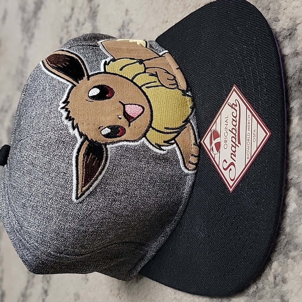 Eevee Pokémon snapback hat
